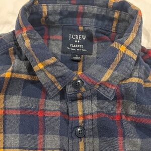 J. Crew Men's Multicolor Plaid Flannel Shirt